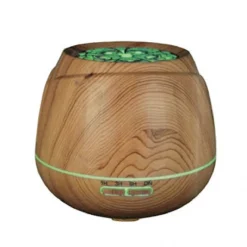 DIFFUSORE AROMI UMIDIFICATORE ULTRASUONI 500ML 12W AROMATERAPIA COLORE LED LUCE TX-8362