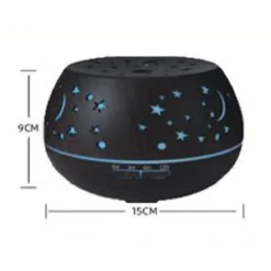 DIFFUSORE AROMI UMIDIFICATORE ULTRASUONI 500ML 8W AROMATERAPIA OLI ESSENZIALI TX-8360