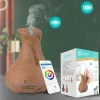 DIFFUSORE AROMI UMIDIFICATORE ULTRASUONI 500ML 10W AROMATERAPIA WIFI SMART HOME TX-8363