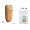 DIFFUSORE AROMI UMIDIFICATORE ULTRASUONI 310 ML 2W USB AROMATERAPIA