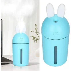 DIFFUSORE AROMI UMIDIFICATORE 35ML/H USB LUCE NOTTURNA AUTO CASA BUNNY NY-3010