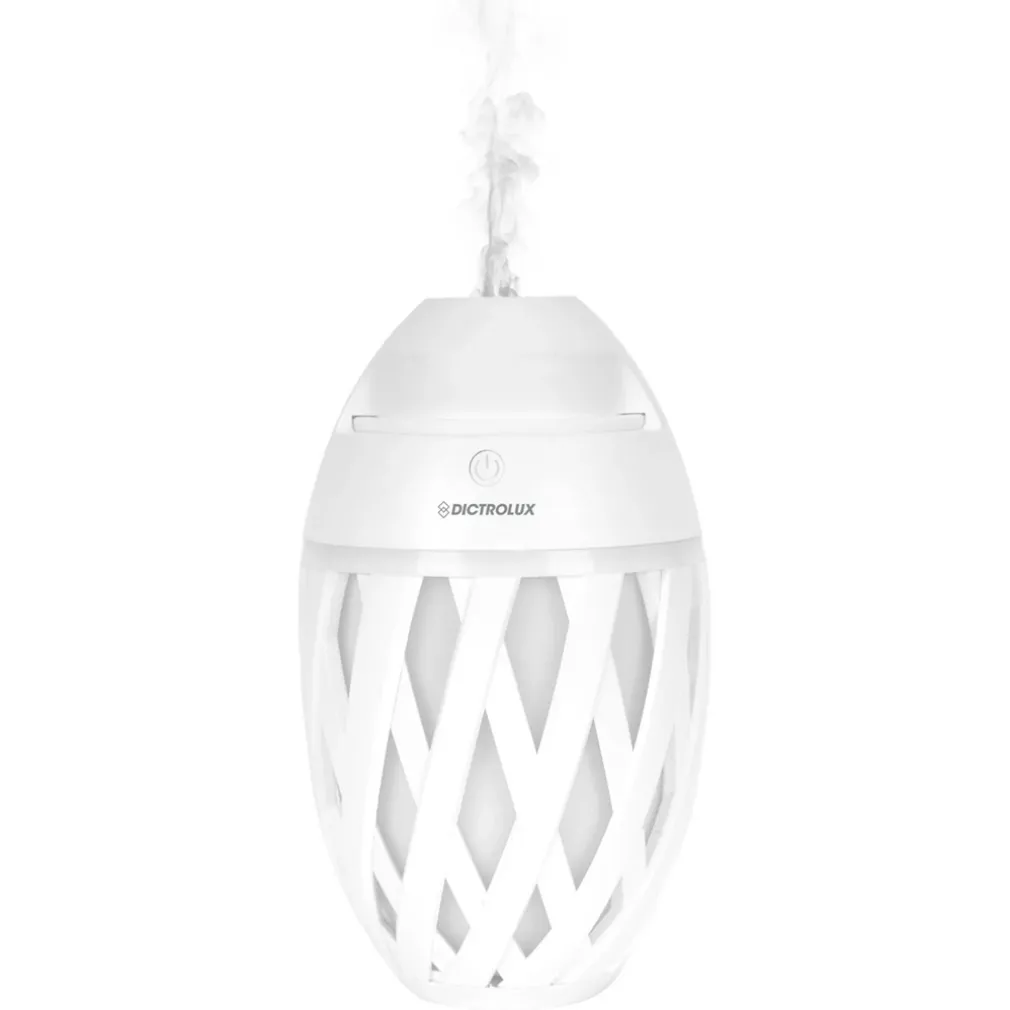 DIFFUSORE DI ESSENZE PROFUMATE A ULTRASUONI 7 LUCI LED USB Ø11CM H18CM PER CROMOTERAPIA