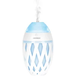 DIFFUSORE DI ESSENZE PROFUMATE A ULTRASUONI 7 LUCI LED USB Ø11CM H18CM PER CROMOTERAPIA