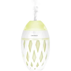 DIFFUSORE DI ESSENZE PROFUMATE A ULTRASUONI 7 LUCI LED USB Ø11CM H18CM PER CROMOTERAPIA