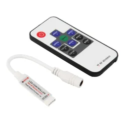 Dimmer Per Striscia Led RGB Telecomando RF Wireless Controller Strip Light 12V
