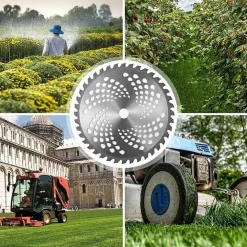 DISCO PER DECESPUGLIATORE RICAMBIO LAMA TOSAERBA 40 DENTI Ø 255 X 25,4 MM 05301