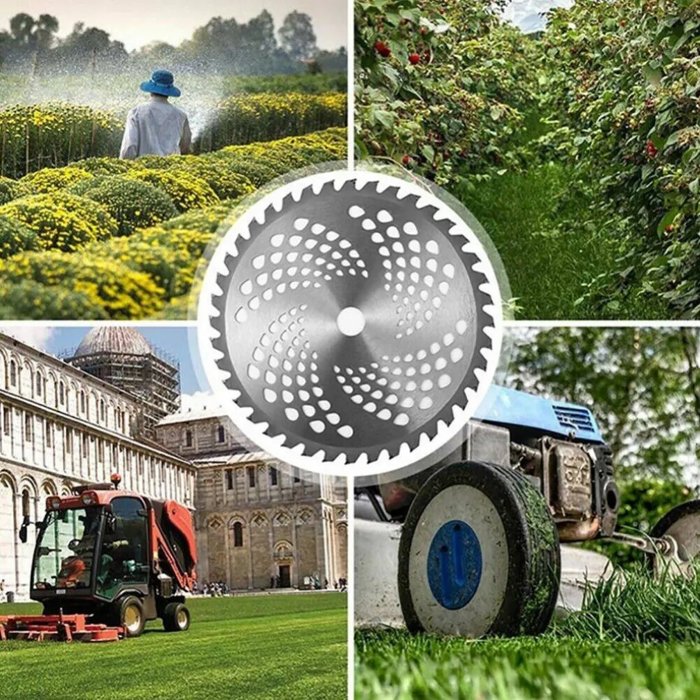 DISCO PER DECESPUGLIATORE RICAMBIO LAMA TOSAERBA 40 DENTI Ø 255 X 25,4 MM 05301