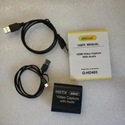 DISPOSITIVO ACQUISIZIONE VIDEO AUDIO REGISTRATORE Q-HD485 HDTV 4K USB COMPUTER