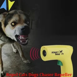 DISPOSITIVO ADDESTRAMENTO REPELLENTE AD ULTRASUONI PER CANI GATTI INSETTI Q-QG93