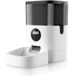 DISTRIBUTORE AUTOMATICO CIBO MANGIATOIA PER GATTI ANIMALI CON TELECAMERA WIFI 4LT