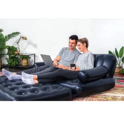 DIVANO GONFIABILE MULTIFUNZIONALE 5IN1 MULTIMAX 188 X 152 X 64CM CON POMPA 75056