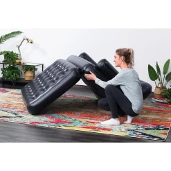 DIVANO GONFIABILE MULTIFUNZIONALE 5IN1 MULTIMAX 188 X 152 X 64CM CON POMPA 75056