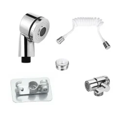 DOCCIA RUBINETTO TUBO FLESSIBILE DEVIATORE 2 VIE DOCCETTA 2 MODALITÀ GETTO 59417