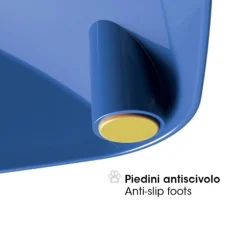 DOPPIA CIOTOLA PER CANE SMALL ANTISCIVOLO CIBO E ACQUA VARI COLORI