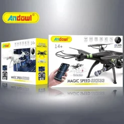 DRONE 4K HD CORSA A 360° PULSANTE RITORNO HOME CONTROLLO GRAVITÀ CHIP GPS SKY533