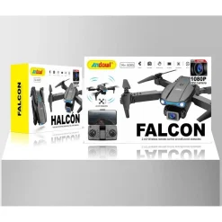 DRONE PIEGHEVOLE CON FOTOCAMERA 1080P TELECOMANDO SMARTPHONE WIFI 2.4GHZ Q-FA98