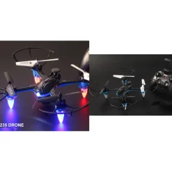 DRONE RADIOCOMANDATO H235 QUADRICOTTERO WIFI APP CONTROL CAMERA 2.4 GHZ 6 AXIS
