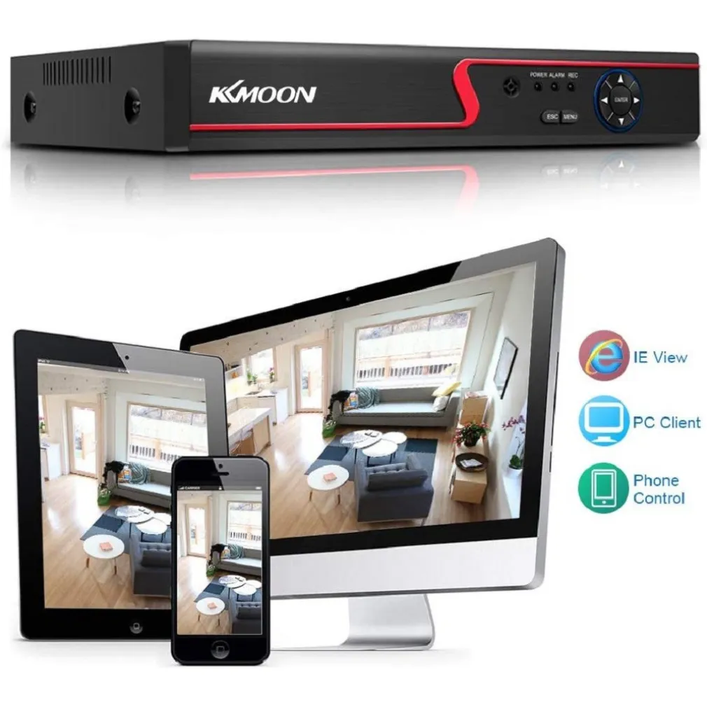 DVR 8 CANALI 1080P IBRIDO AHD/ONVIF IP/ANALOGICO/TVI/CVI/DVR VIDEOSORVEGLIANZA