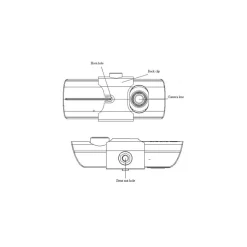 DVR PER VEICOLI AUTO CON DOPPIA CAMERA FRONTALE E POSTERIORE CON SENSORE GPS