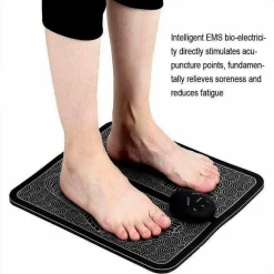 ELETTROSTIMOLATORE EMS PIEDI MASSAGGIATORE PLANTARE ELETTRICO USB CIRCOLAZIONE