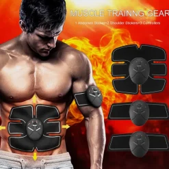 ELETTROSTIMOLATORE EMS TRAINER STIMOLA ADDOMINALI BRACCIA GAMBE GLUTEI PALESTRA