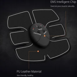 ELETTROSTIMOLATORE EMS TRAINER STIMOLA ADDOMINALI BRACCIA GAMBE GLUTEI PALESTRA