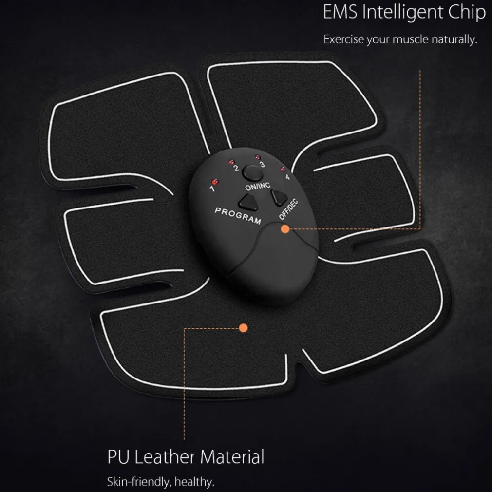 ELETTROSTIMOLATORE EMS TRAINER STIMOLA ADDOMINALI BRACCIA GAMBE GLUTEI PALESTRA