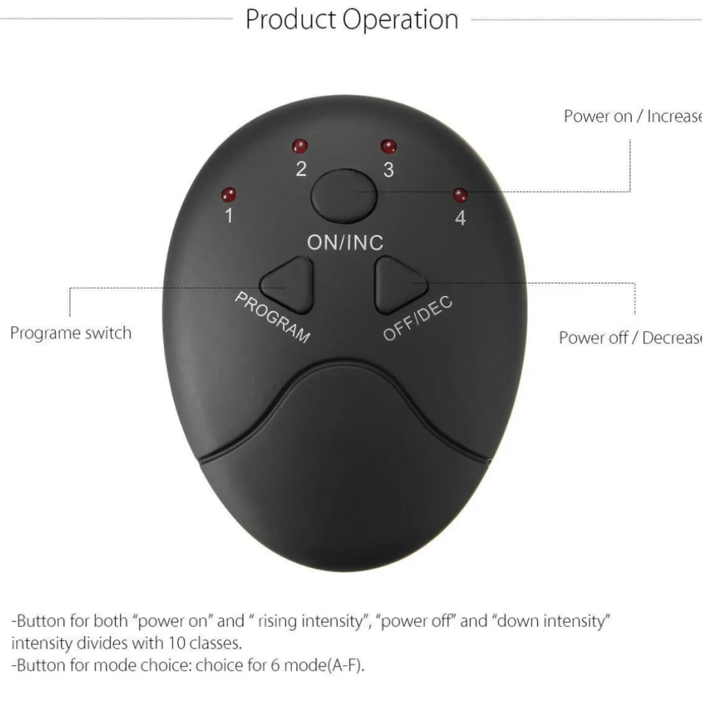 ELETTROSTIMOLATORE EMS TRAINER STIMOLA ADDOMINALI BRACCIA GAMBE GLUTEI PALESTRA