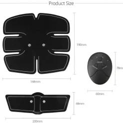 ELETTROSTIMOLATORE EMS TRAINER STIMOLA ADDOMINALI BRACCIA GAMBE GLUTEI PALESTRA