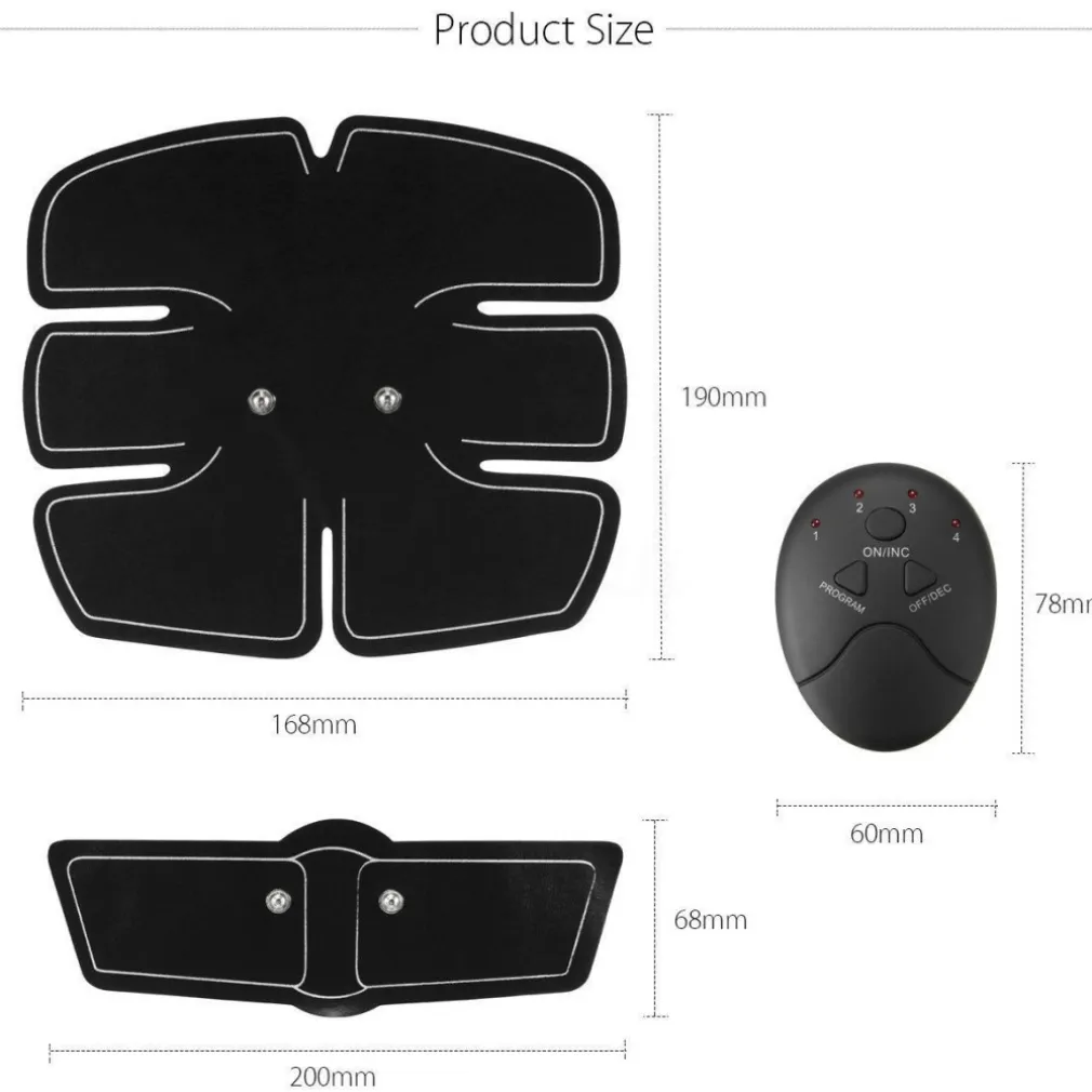 ELETTROSTIMOLATORE EMS TRAINER STIMOLA ADDOMINALI BRACCIA GAMBE GLUTEI PALESTRA
