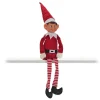 ELFO DI NATALE DISPETTOSO BIRICHINO PUPAZZO NATALIZIO MORBIDO IN POLIESTERE SNODABILE