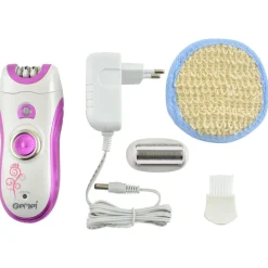 EPILATORE DEPILATORE RASOIO DONNA SILKEPIL 3IN1 GAMBE CORPO 2 LAME SCRUB 3056