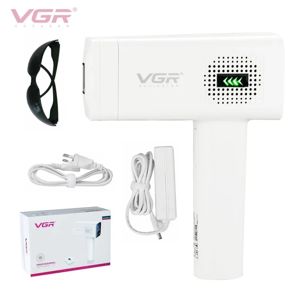 EPILATORE LASER PROFESSIONALE DEPILAZIONE CORPO INDOLORE CON DISPLAY VGR V-717