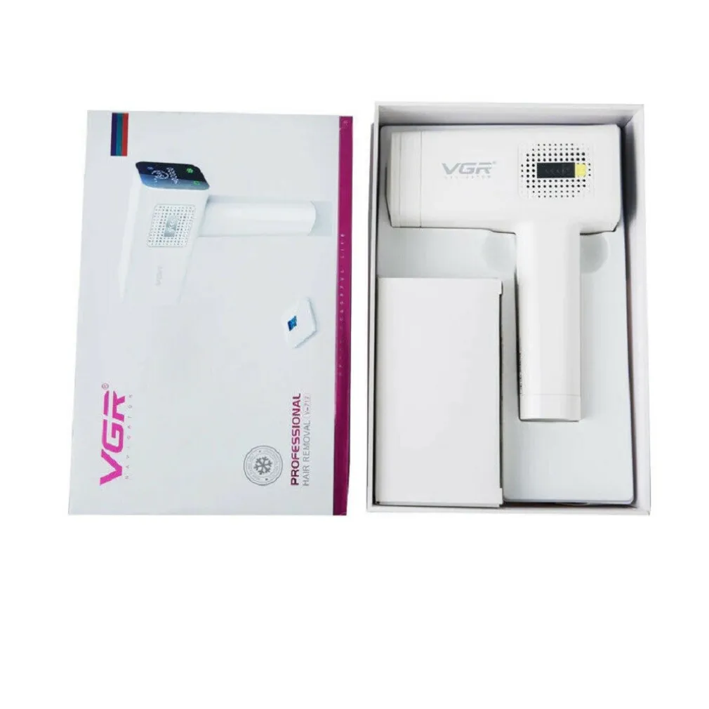 EPILATORE LASER PROFESSIONALE DEPILAZIONE CORPO INDOLORE CON DISPLAY VGR V-717