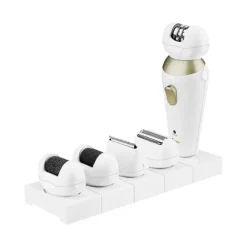 EPILATORE PROFESSIONALE RICARICABILE DEPILAZIONE VISO CORPO DONNA 5IN1 GM-7005