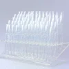 ESPOSITORE UNGHIE 64 TIPS TRASPARENTE PORTA NAIL ART ESERCITAZIONE RICOSTRUZIONE