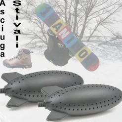 ESSICCATORE DEUMIDIFICATORE PER SCARPE SCARPONI DOPO SCII DEODORANTE ANTIBATTERI