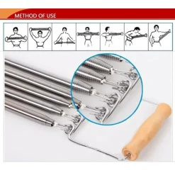 ESTENSORE A 5 MOLLE ATTREZZO PER MUSCOLI PETTORALI BICIPITI E TRICIPIDI PALESTRA