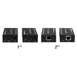 ESTENSORE HDMI AMPLIFICATORE SEGNALE VIDEO 1080P RJ45 CAT5E CAT6 60MT MAXTECH EXT-HDL01