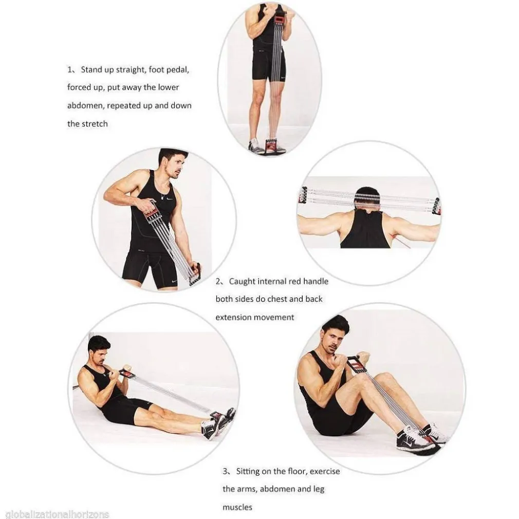 ESTENSORE PETTORALI REGOLABILE A MOLLE IN ACCIAIO RESISTENZA FITNESS BODYBUILDING