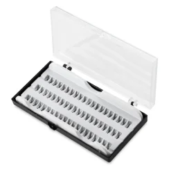 EXTENSION CIUFFO CIGLIA FINTE 180 CIUFF NATURALI NERI PROFESSIONALE MAKE UP 8MM