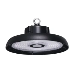 FARETTO A LED UFO LAMPADA INDUSTRIALE 150W LUCE FREDDA 6500K IP65 FASCIO 90° HB-150W-F