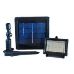 FARETTO FARO AD ENERGIA SOLARE 36 LED SMD DA GIARDINO PANNELLO BATTERIA RICARICA