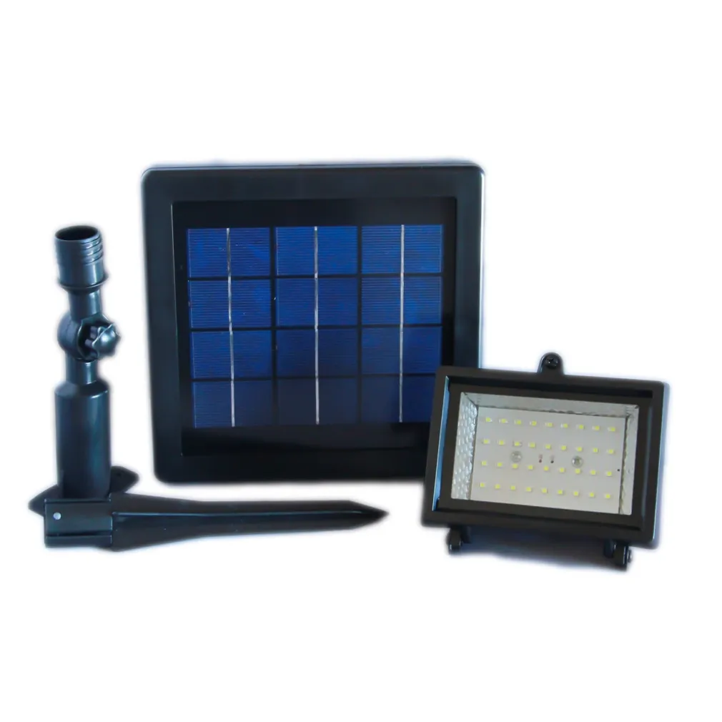 FARETTO FARO AD ENERGIA SOLARE 36 LED SMD DA GIARDINO PANNELLO BATTERIA RICARICA