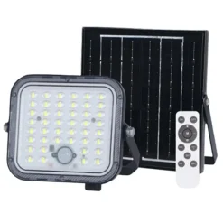 FARETTO FARO CON PANNELLO SOLARE 420W 4200LM CON SENSORE PIR IP65 LUCE 6500K TK-N420-F