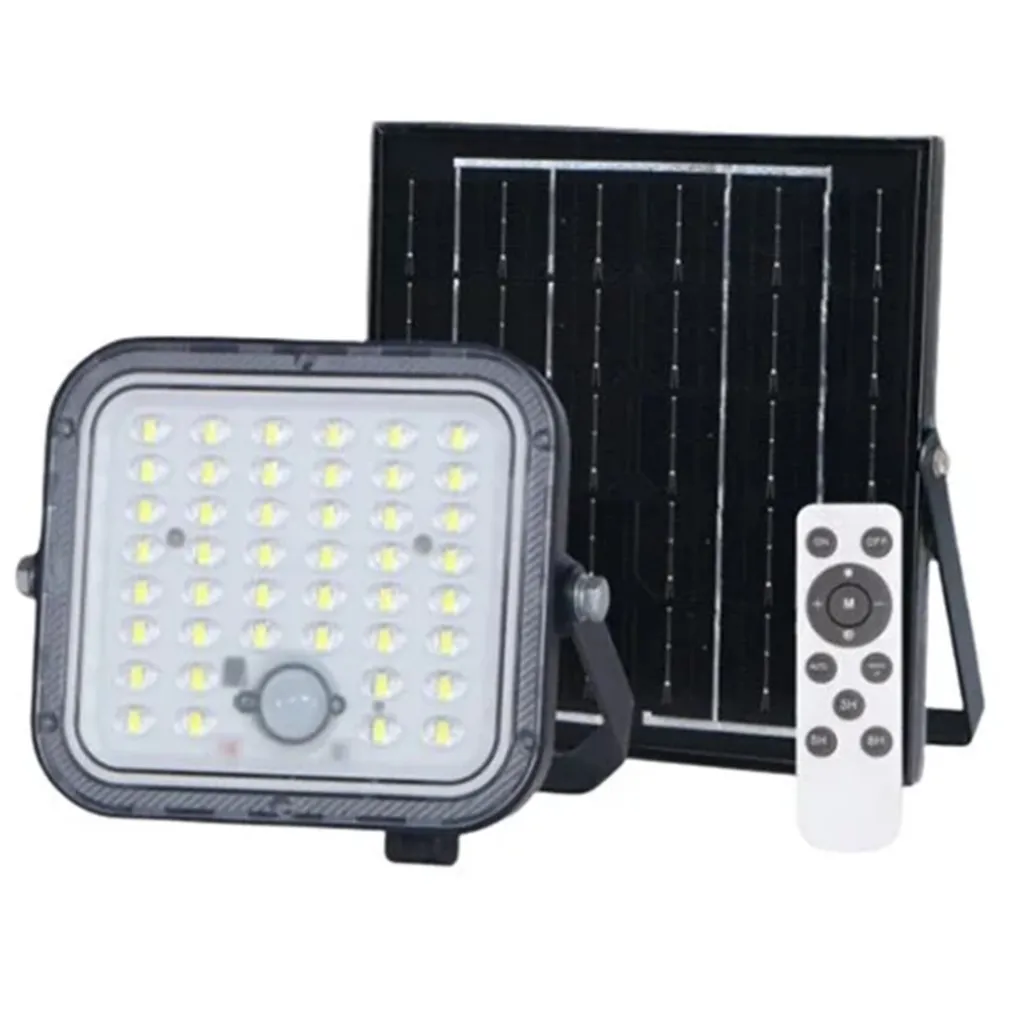 FARETTO FARO CON PANNELLO SOLARE 420W 4200LM CON SENSORE PIR IP65 LUCE 6500K TK-N420-F