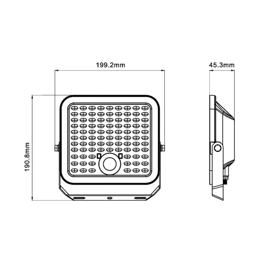 FARETTO FARO CON PANNELLO SOLARE 420W 4200LM CON SENSORE PIR IP65 LUCE 6500K TK-N420-F