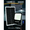 FARETTO FARO LED SOLARE 150 WATT CON TELECOMANDO IP65 LUCE FREDDA 6500K FSO-150W