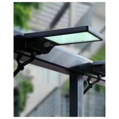 FARETTO LED 10 W CON PANNELLO SOLARE SENSORE MOVIMENTO FARO TELECOMANDO SO-E10W