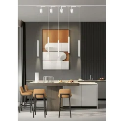 FARETTO LED A SOSPENSIONE 3 W CILINDRO PER BINARIO TRACK MONOFASE LAMPADA LP-80